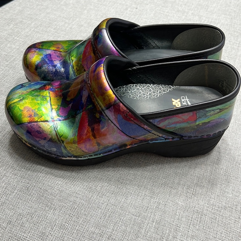 Dansko Women’s XP 2.0 Clog Patent Color Wash EU 37 US 6.5-7
